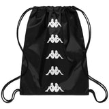 Sac à cordons Kappa Gysika noir