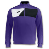 Sweat Joma Crew II violet/noir, réf. 100612.551 – vue de face