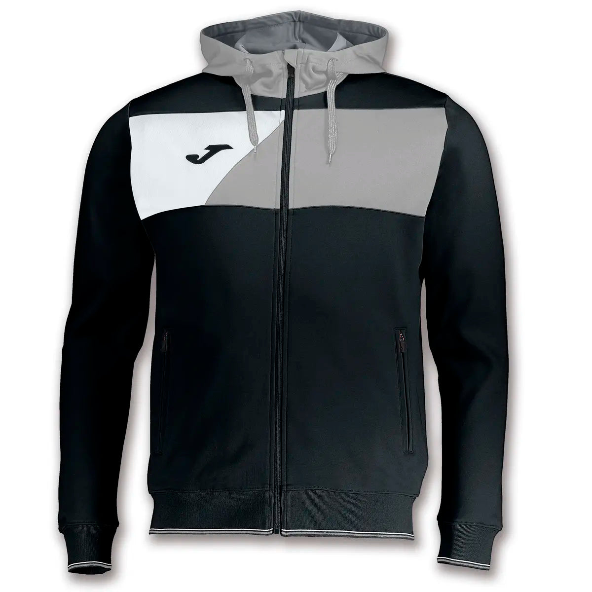 Veste à capuche Joma Crew II noir/gris