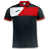Polo Joma Crew II noir/rouge