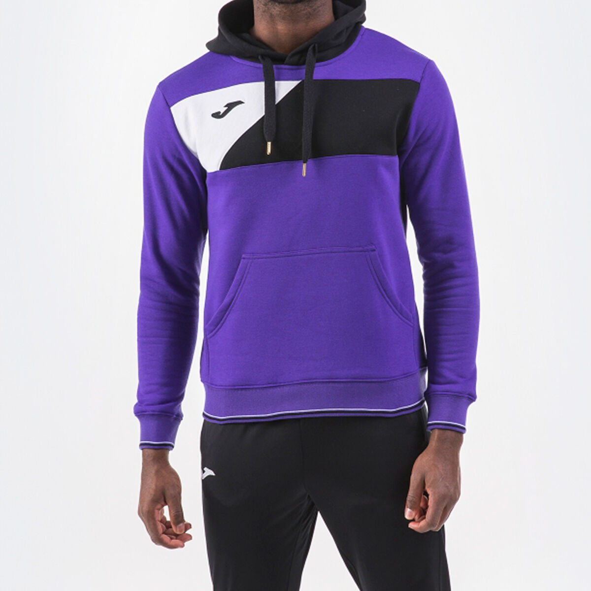 Sweat à capuche Joma Crew II violet/noir, réf. 100760.551 – deuxième vue
