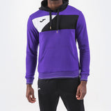 Sweat à capuche Joma Crew II violet/noir, réf. 100760.551 – deuxième vue