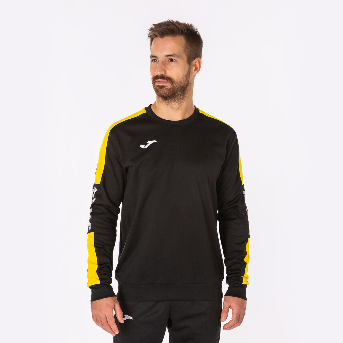 Sweat Joma Champion IV noir/jaune, réf. 100801.109 – deuxième vue