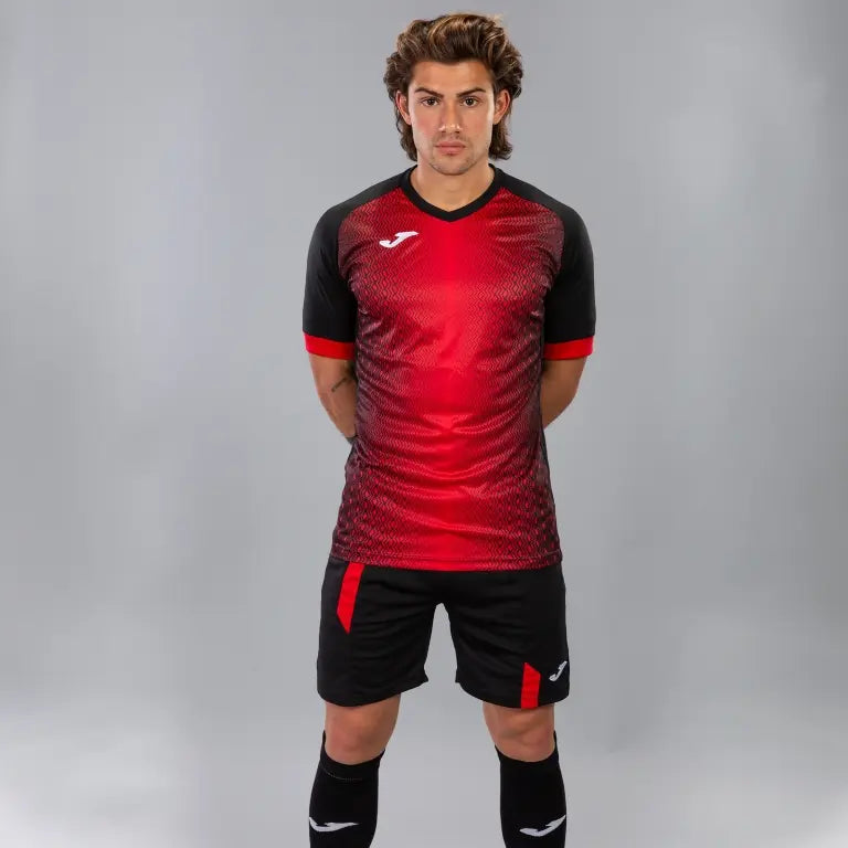 Maillot Joma Supernova noir/rouge