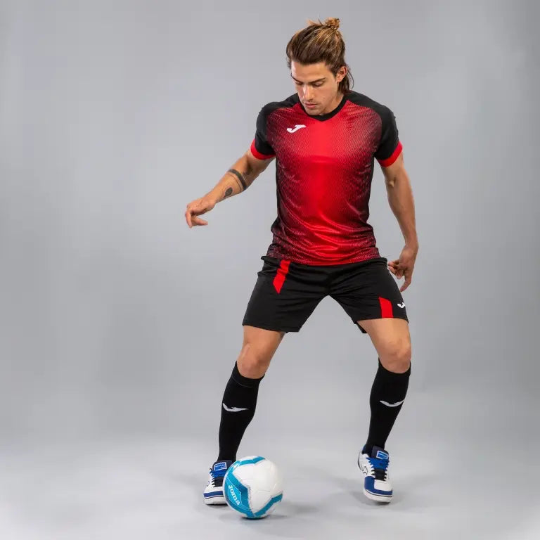 Maillot Joma Supernova noir/rouge – vue de dos