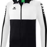 Veste à capuche Erima Six Wings noir/blanc – vue de face