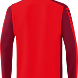 Veste Erima Six Wings manches amovibles rouge/bordeaux – vue de dos