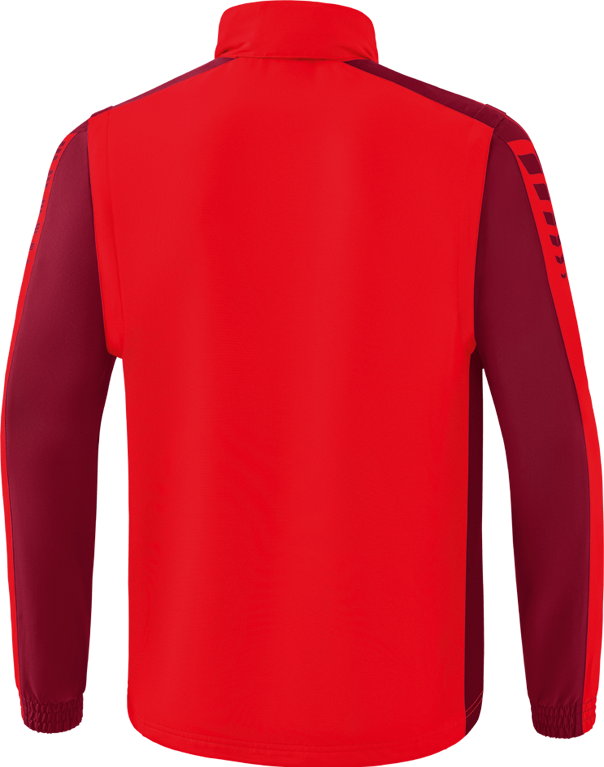 Veste Erima Six Wings manches amovibles rouge/bordeaux – vue de dos