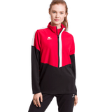 Haut d’entraînement Erima Squad rouge/noir/blanc – porté