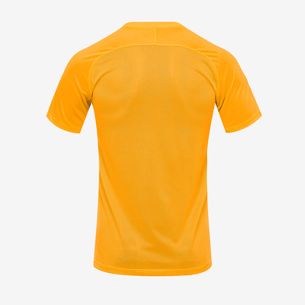 Maillot de foot enfant Nike Tiempo Premier jaune/noir (University Gold/Black), réf. 894111-739 – vue de dos