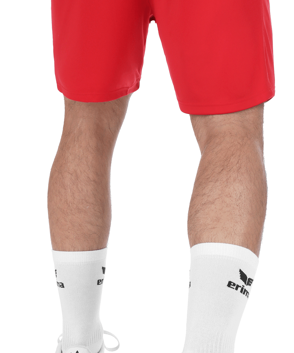 Short Erima Rio 2.0 rouge – porté