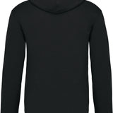 Sweat à capuche Kariban noir/jaune – vue 2