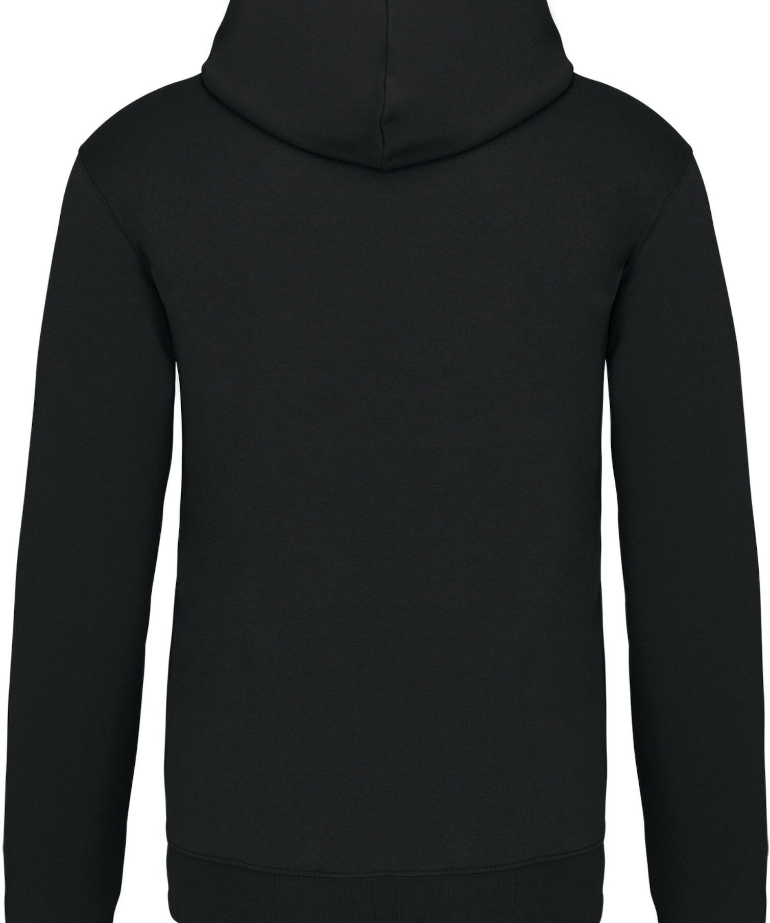 Sweat à capuche Kariban noir/jaune – vue 2