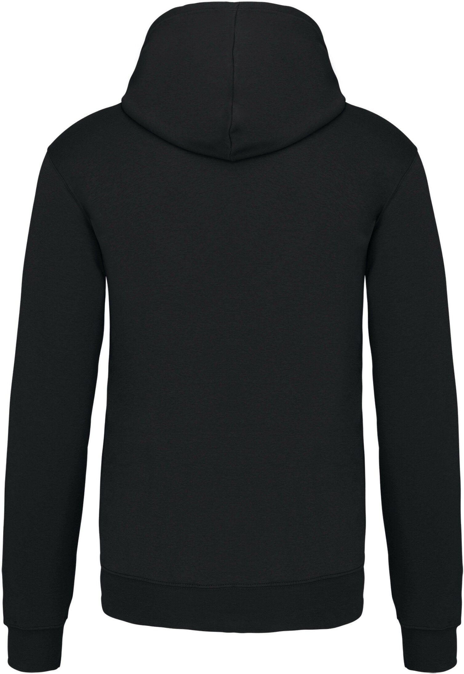 Sweat à capuche Kariban noir/jaune – vue 2