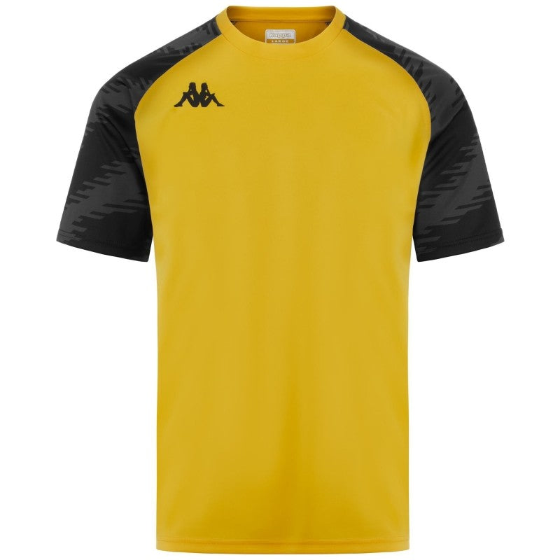 Maillot Kappa Daverno enfant jaune/noir