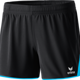 Short Erima Classic 5-C noir/bleu curaçao – vue de face
