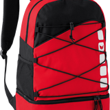 Sac à dos multifonction Erima Club 5 rouge/noir – vue de face