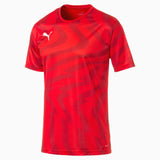 Maillot Puma CUP Jersey Core rouge et blanc – vue de face