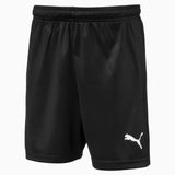 Short de foot Puma LIGA Core enfant noir et blanc – vue de face