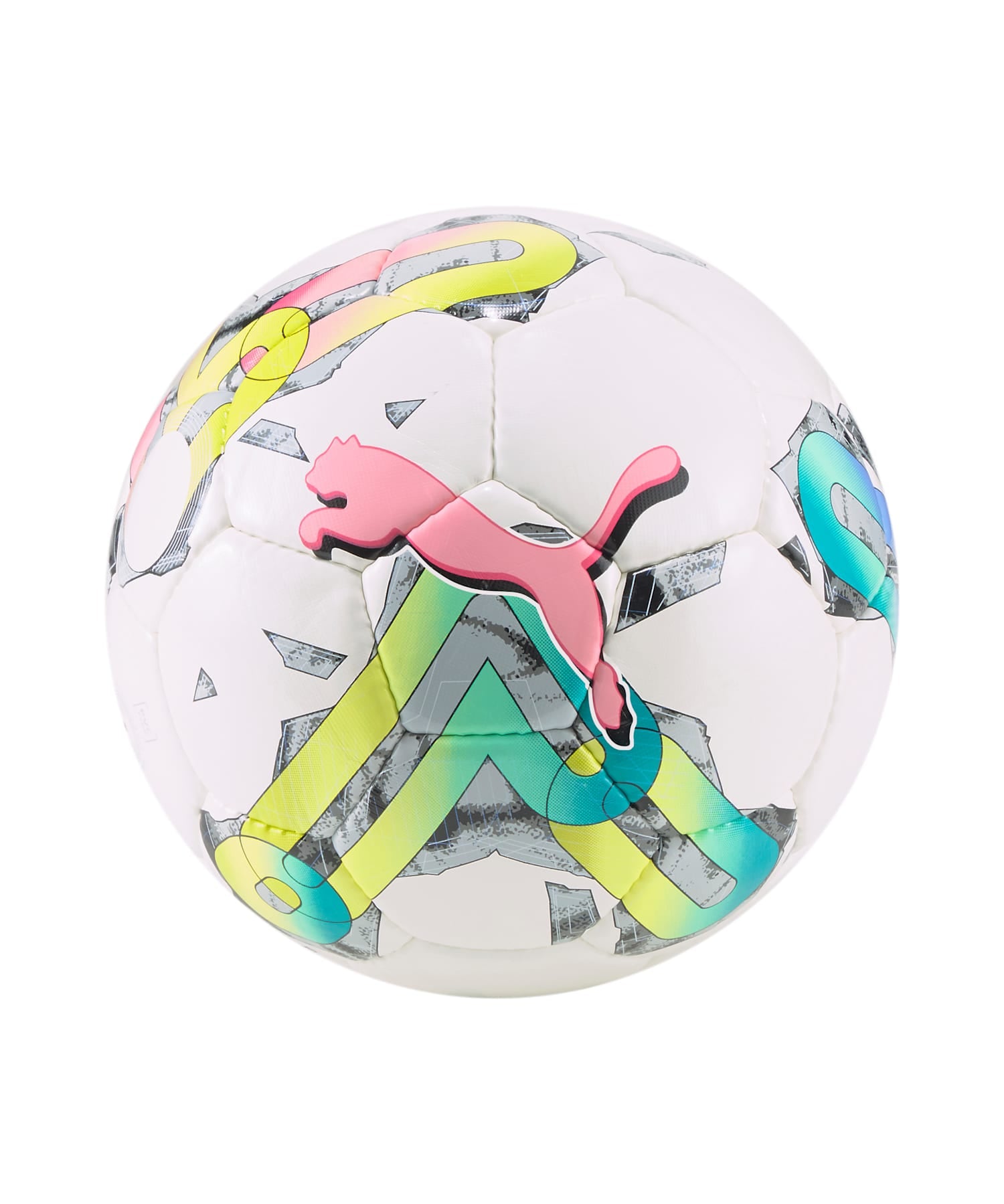 Ballon de foot Puma Orbita 5 HS blanc multicolore, taille 5 (083786-01)