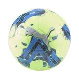 Ballon de foot Puma Orbita 6 MS jaune fluo et bleu, taille 5 (083787-04)