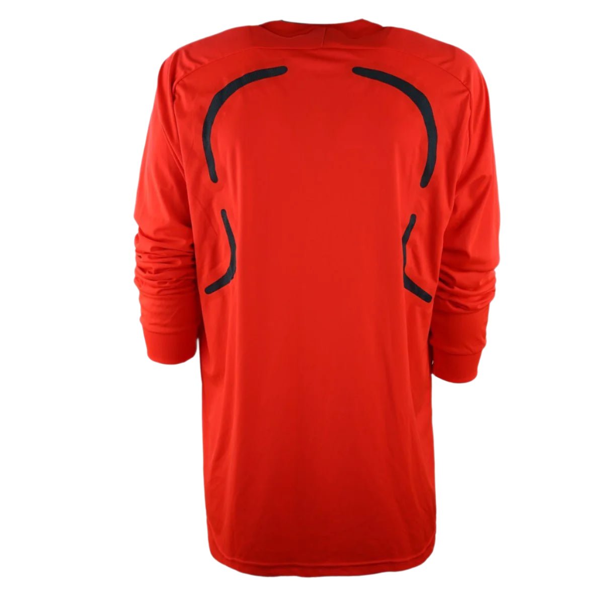 Maillot d’arbitre adidas Referee manches longues orange/gris – vue de dos