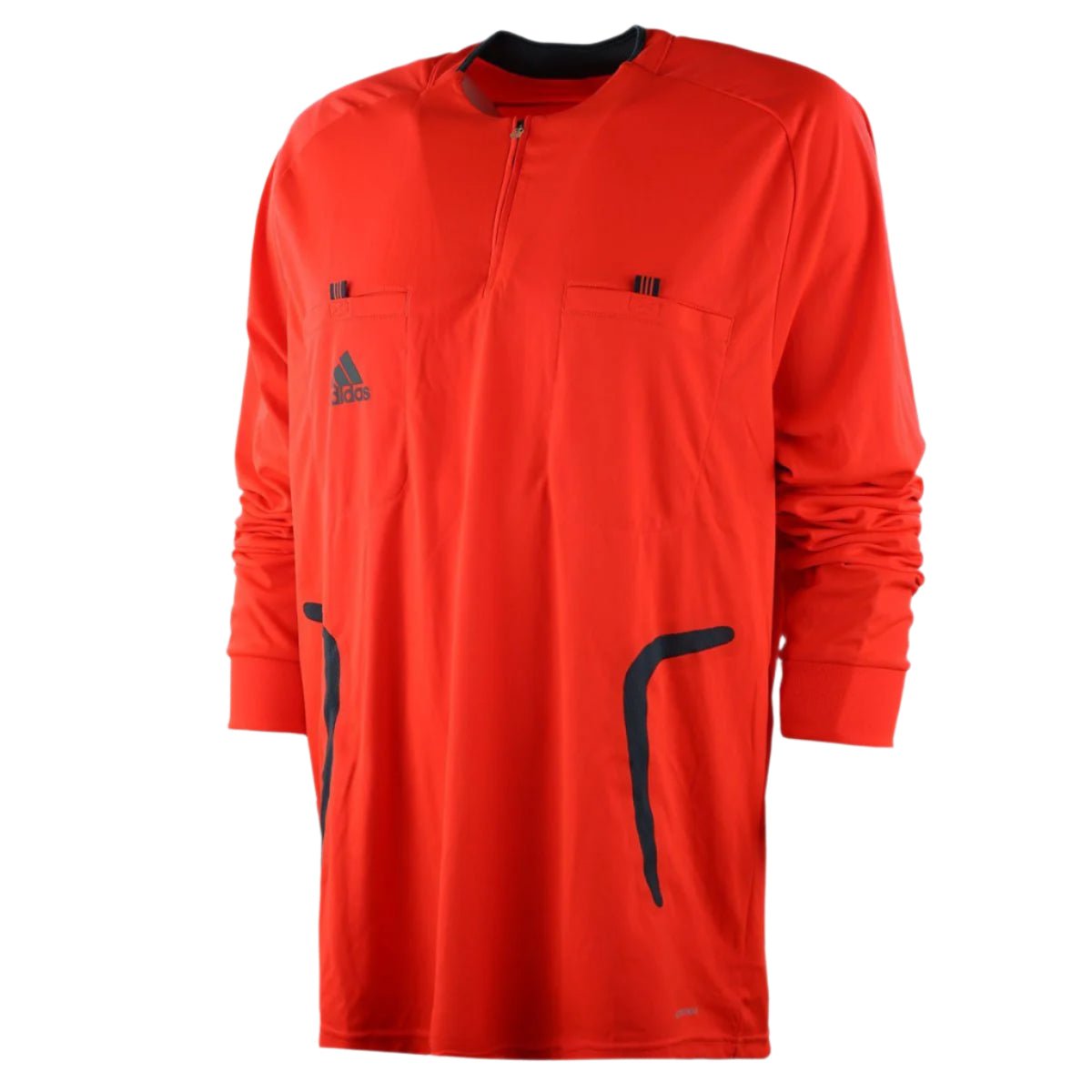 Maillot d’arbitre adidas Referee manches longues orange/gris – vue de face