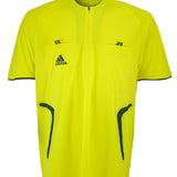 Maillot d’arbitre adidas Referee manches courtes jaune/gris