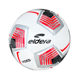 Ballon de foot Eldera Nord blanc et rouge, taille 5 (BA002)