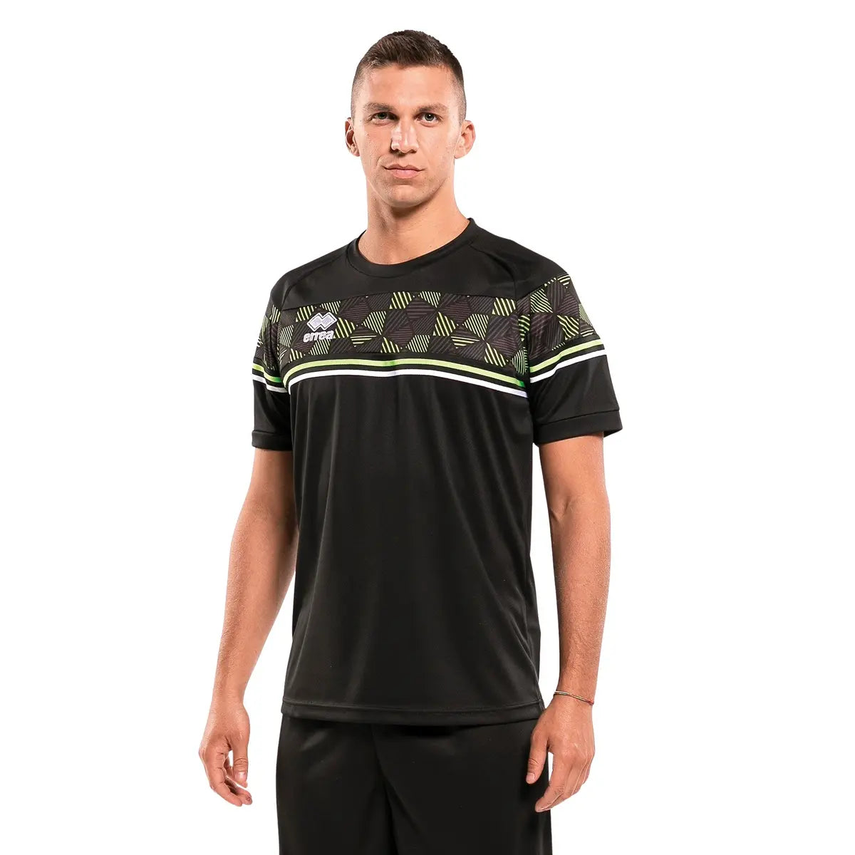 Maillot Erreà Diamantis noir/vert fluo/blanc