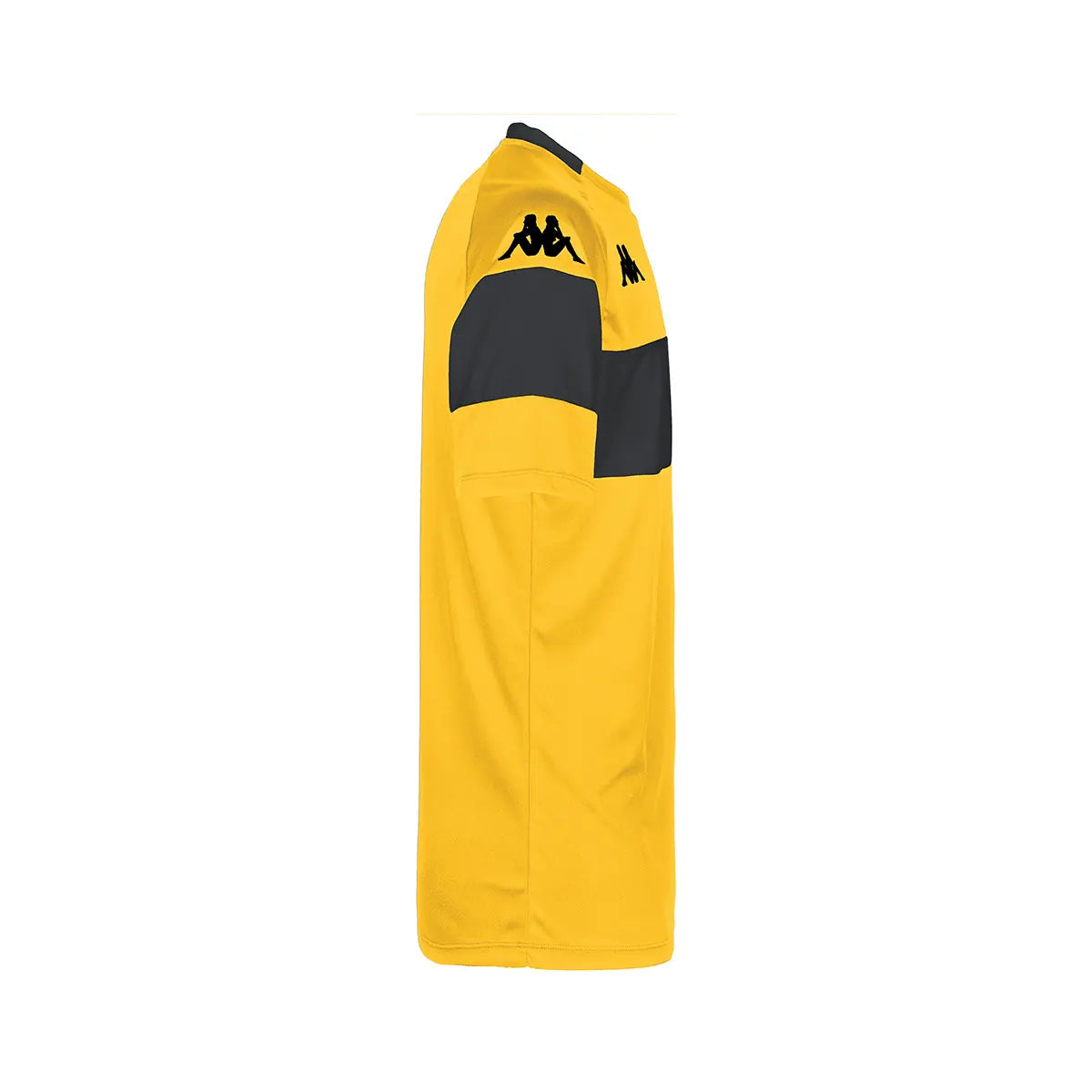 Maillot de foot Kappa Dareto jaune/noir – vue 2