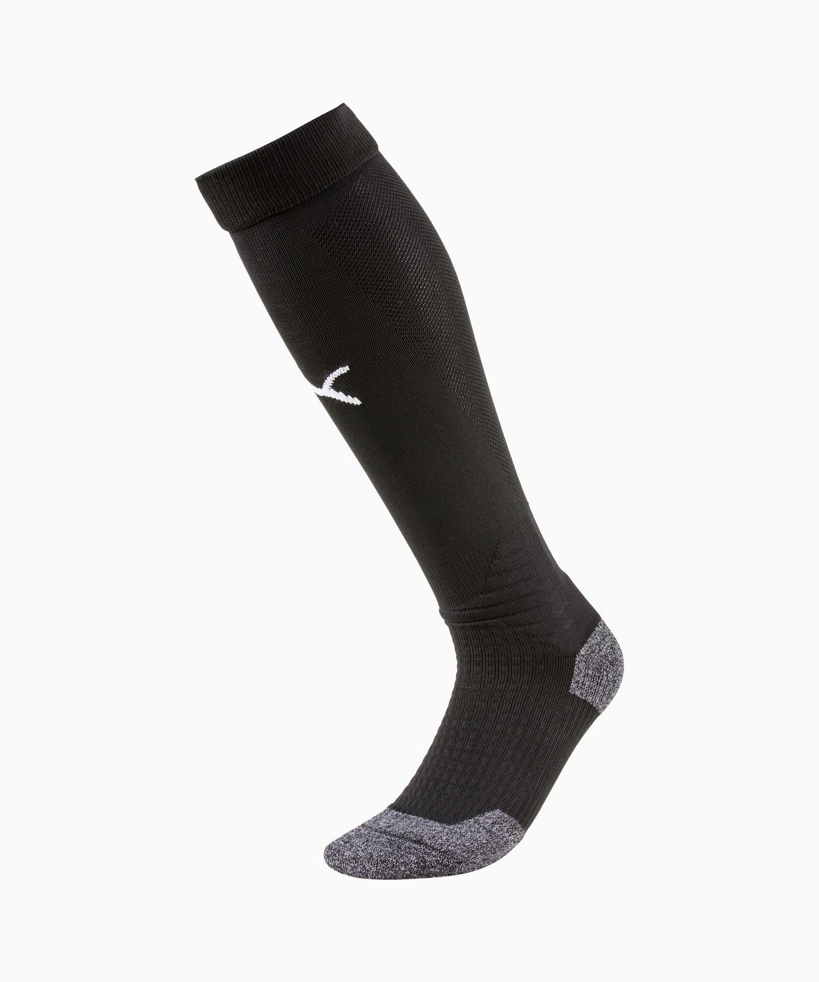 Puma TEAM LIGA 703438-03 noir/blanc – chaussettes de football, vue de profil