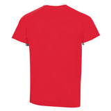 SOL’S Atletico 01177 908 rouge/blanc – maillot manches courtes, vue de dos