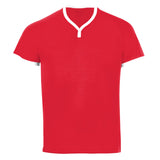SOL’S Atletico 01177 908 rouge/blanc – maillot manches courtes, vue de face