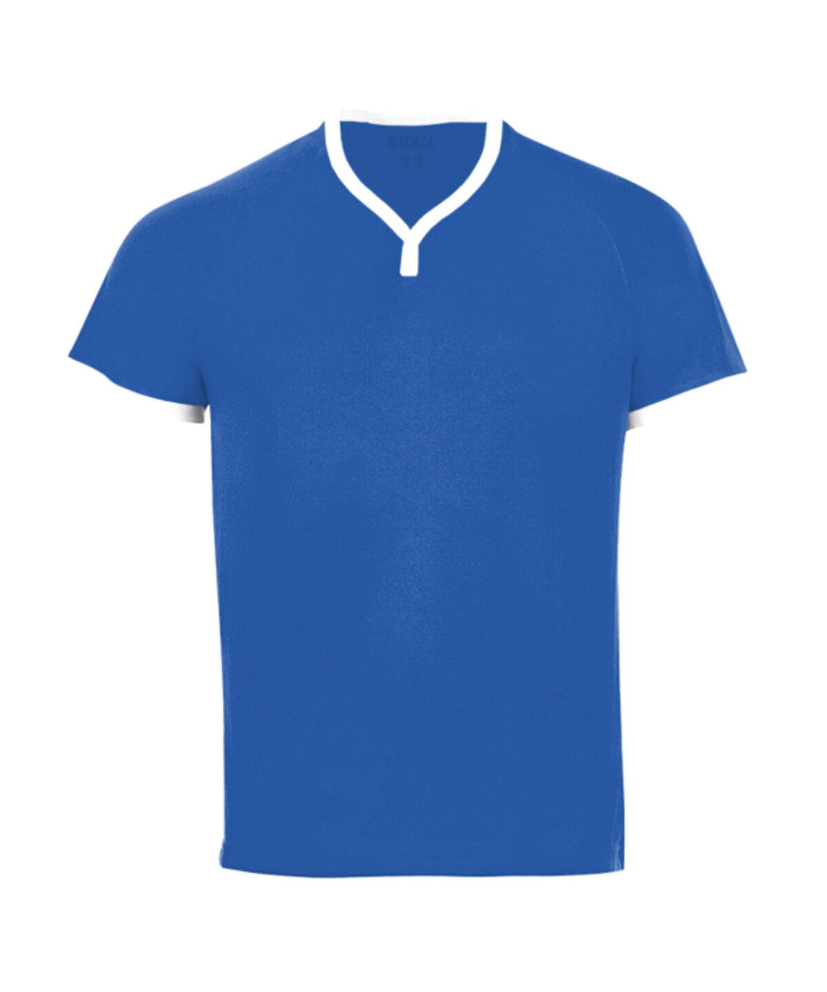 SOL’S Atletico 01177 913 royal/blanc – maillot manches courtes, vue de face