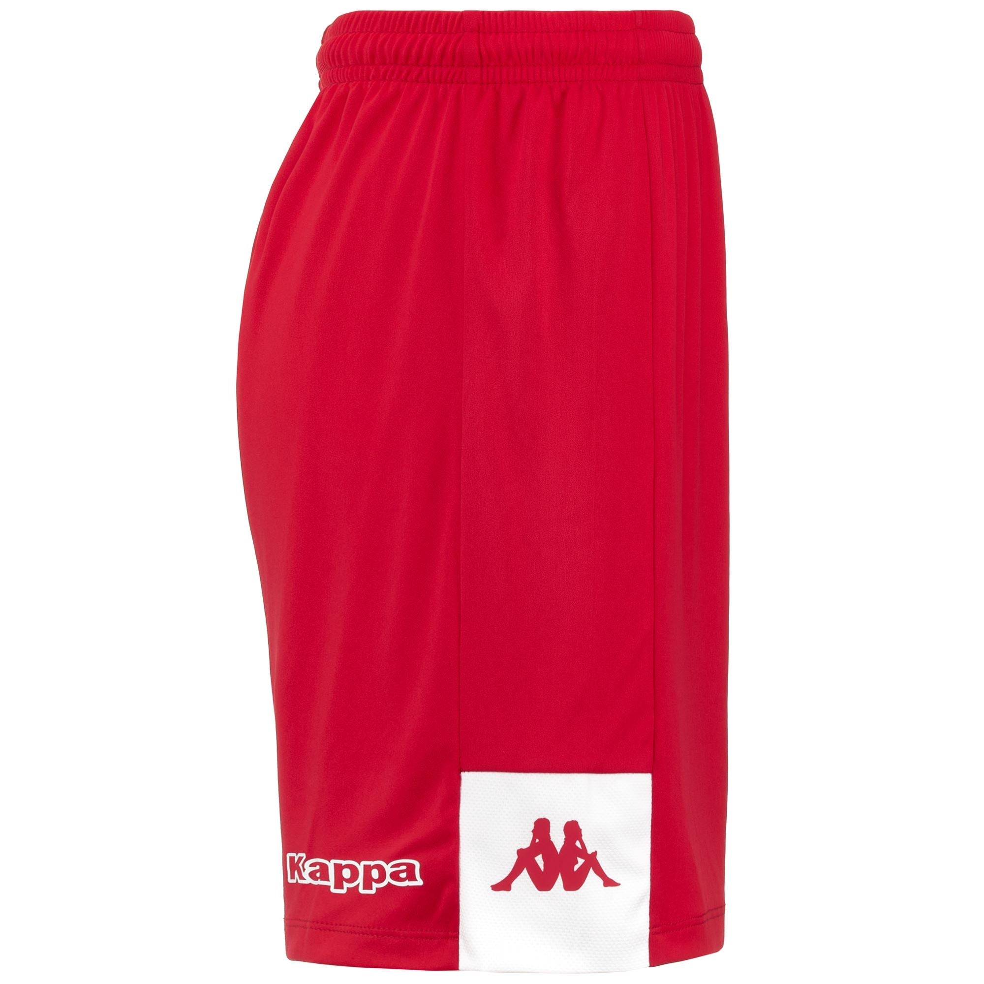 Short Kappa Daggo – Rouge/Blanc