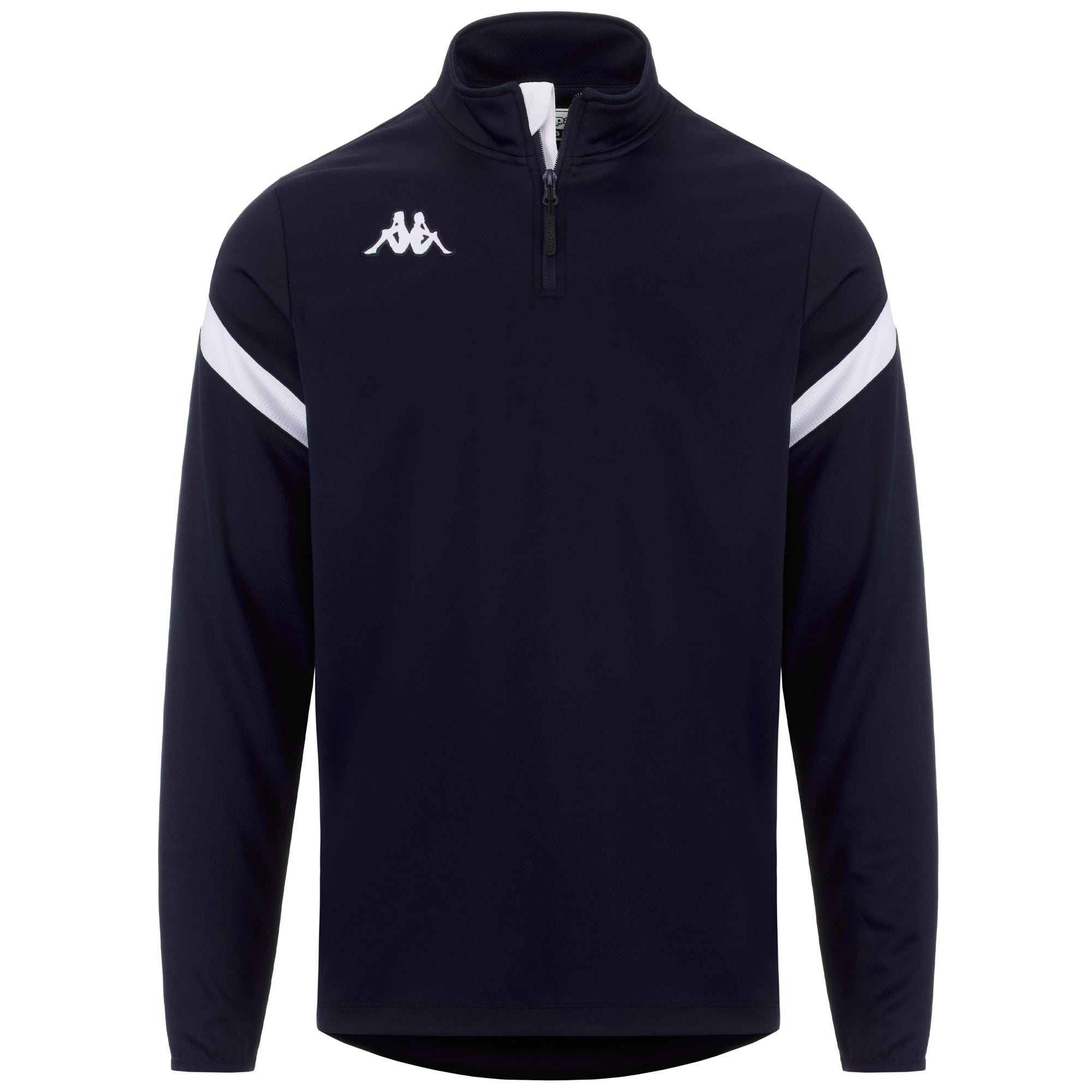 Sweat demi-zip Kappa Dolvole – Marine/Blanc