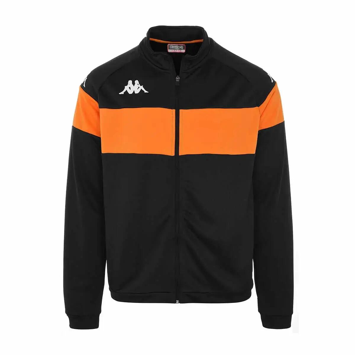 Veste zippée Kappa Dacone – Noir/Orange