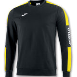 Sweat Joma Champion IV noir/jaune, réf. 100801.109 – vue de face