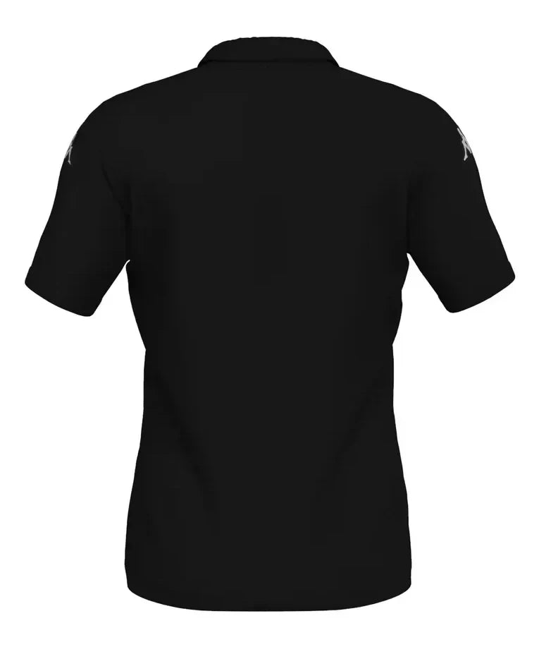 Polo Kappa Dianetti homme noir et jaune – vue de dos