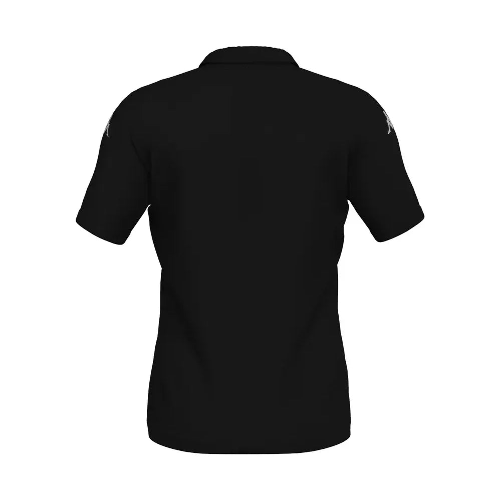 Polo Kappa Dianetti homme noir et jaune – vue de dos