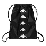 Sac à cordons Kappa Gysika noir