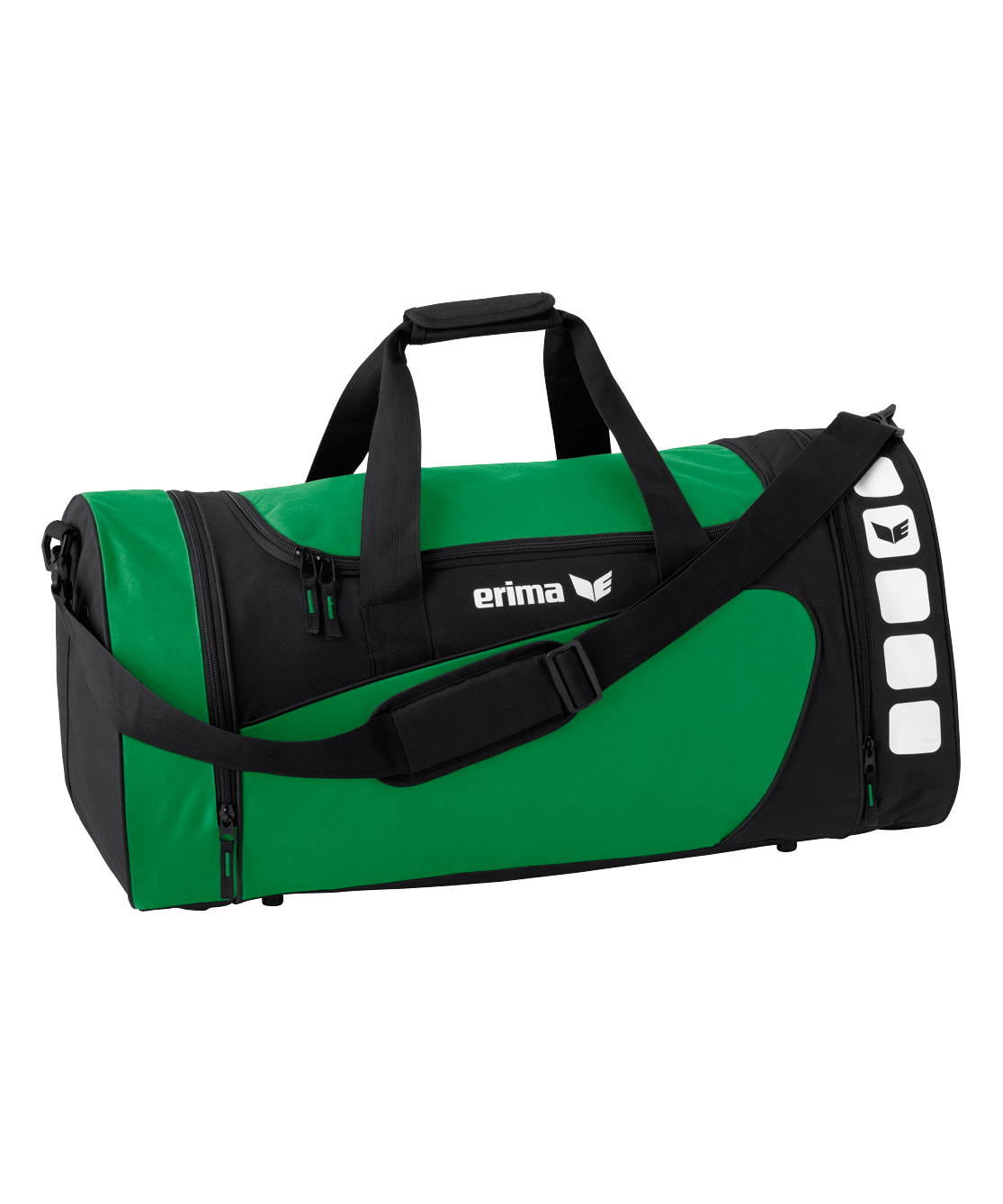 Sac de sport Erima Club 5 vert émeraude/noir – vue de face