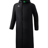 Manteau de stade Erima Team noir – vue de face