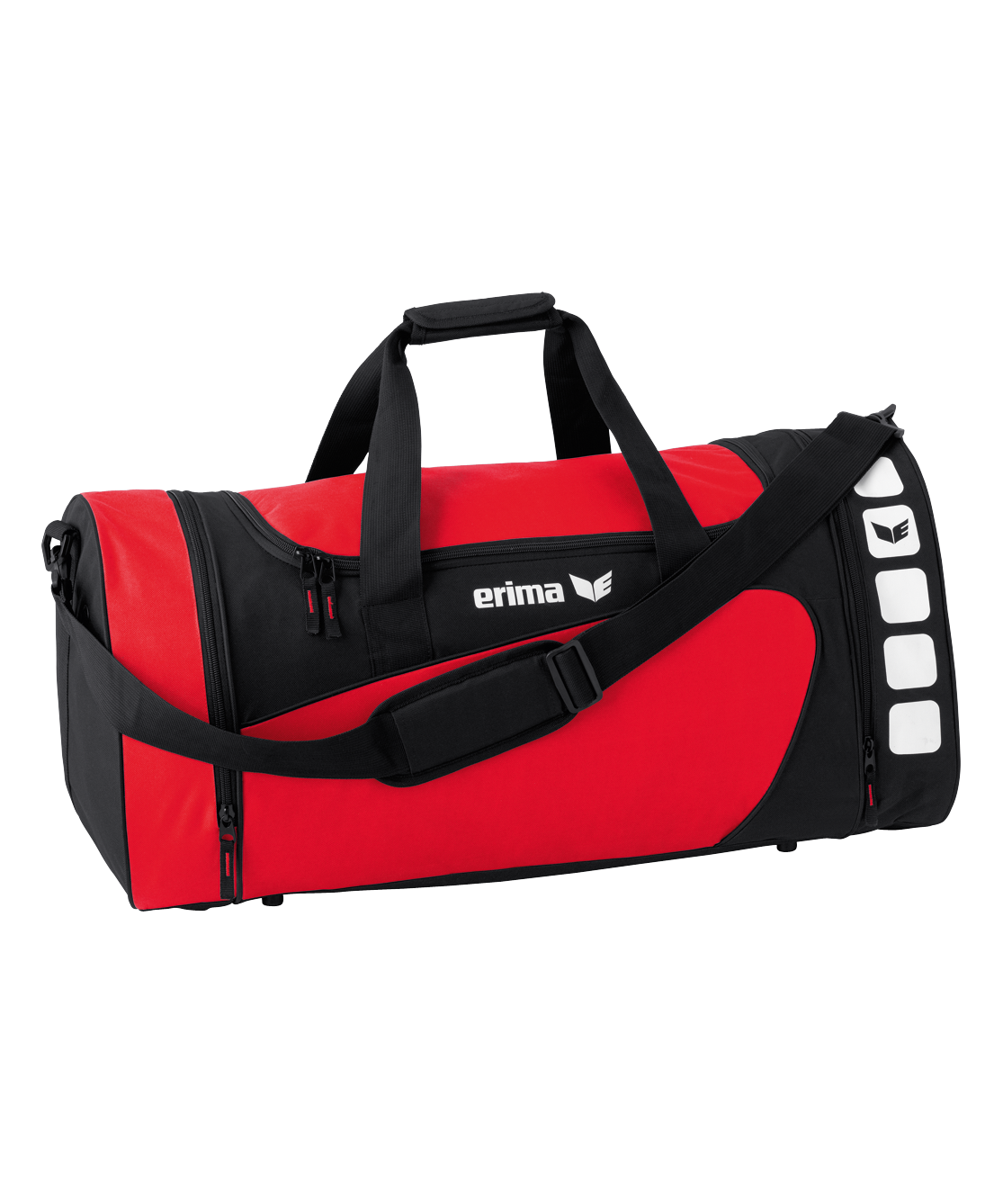 Sac de sport Erima Club 5 rouge/noir – vue de face