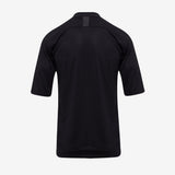 Maillot d’arbitre Nike Dry Referee manches courtes noir (AA0735-010) – vue de dos, modèle présenté sans le marquage La Poste