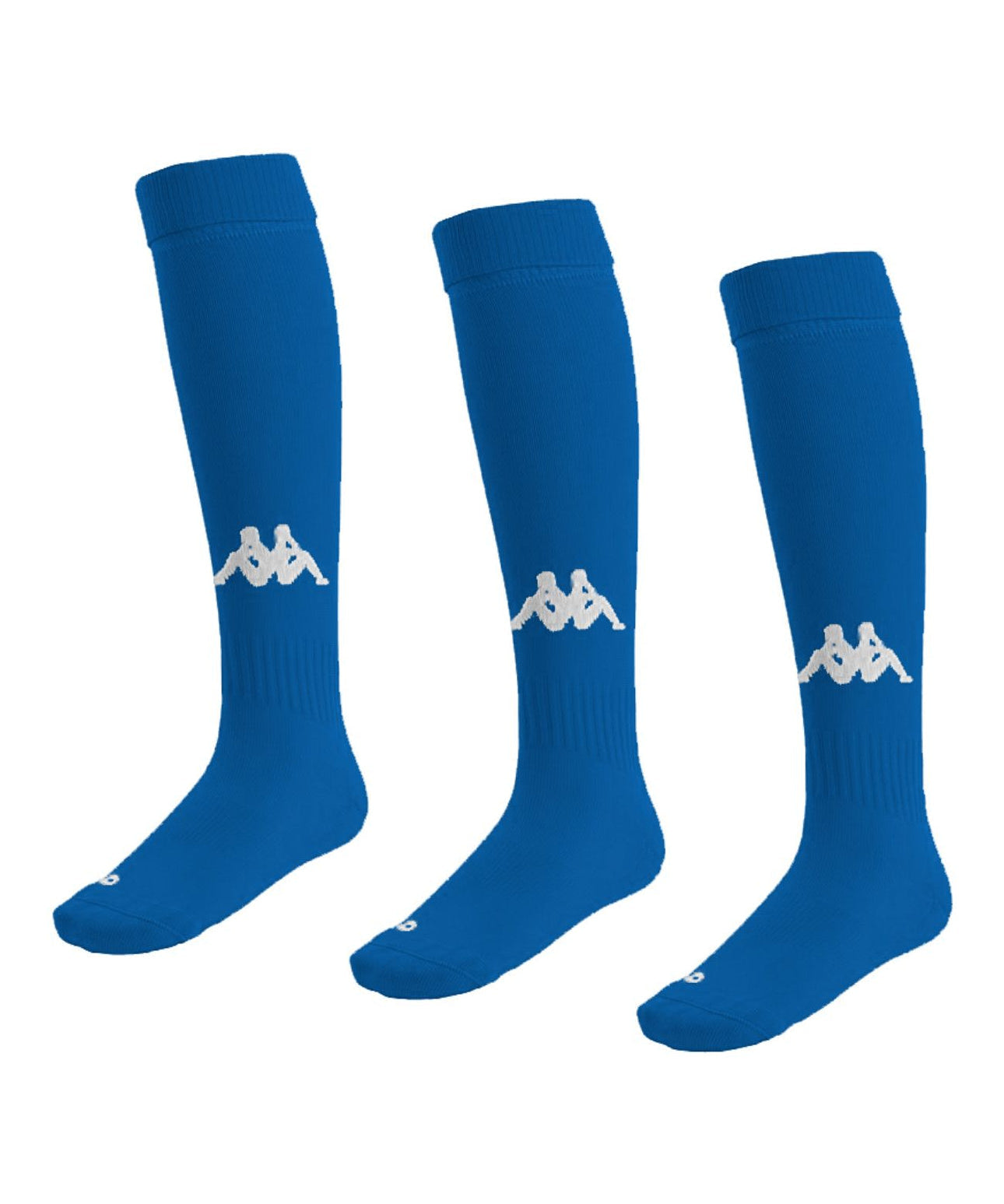 Chaussettes de foot Kappa Penao bleu royal/blanc