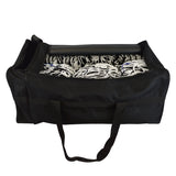 Sac de transport multifonctions Sporti 011084 noir – ouvert, avec des filets (non inclus)