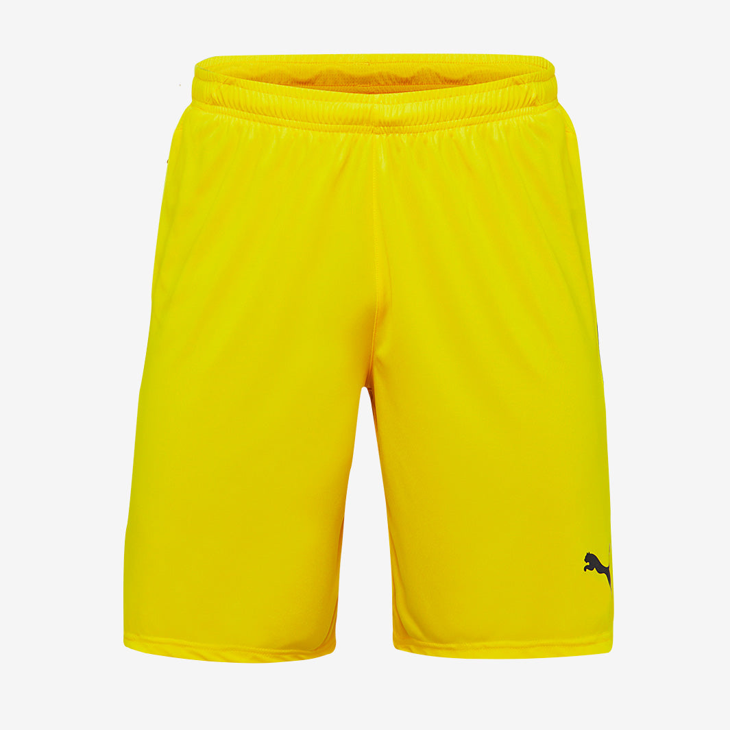 Short de foot Puma LIGA enfant jaune et noir