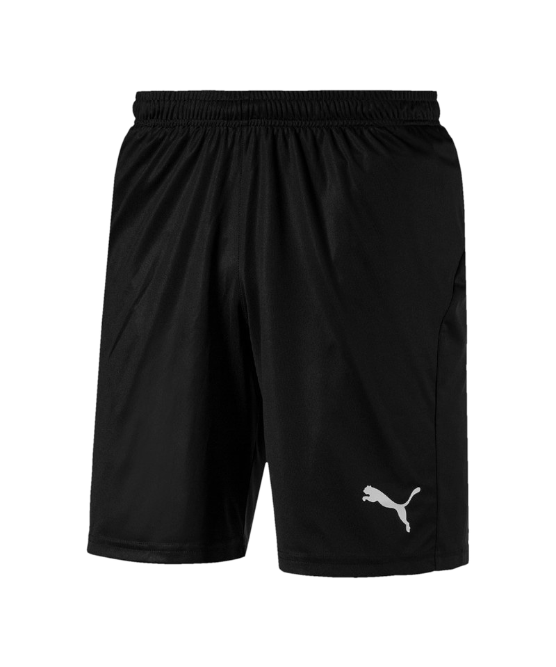 Short de foot Puma LIGA Core homme noir et blanc